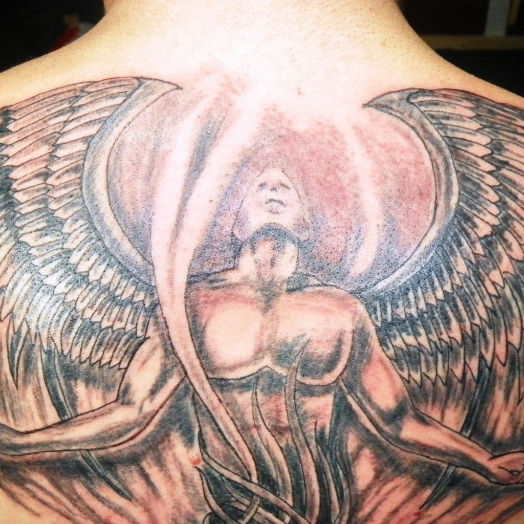 Angel tattoo