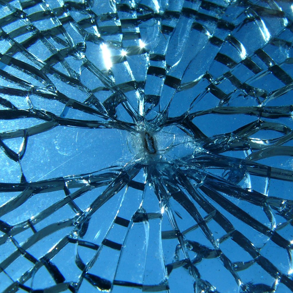 Broken glass